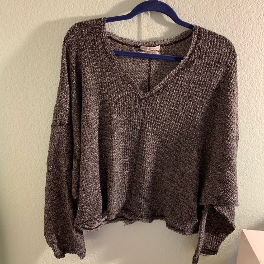 Oversized Cropped Sweater